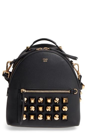 Fendi Mini Studded Leather Backpack -