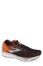 Men's Brooks Ricochet Running Shoe .5 D - Black