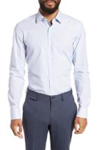 Men's Boss Jesse Slim Fit Check Dress Shirt .5 - White