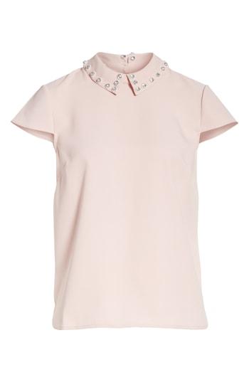 Women's Ted Baker London Alyanaa Embellished Collar Top