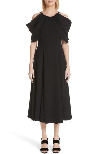 Women's Rejina Pyo Sasha Cold Shoulder Dress Us / 6 Uk - Black
