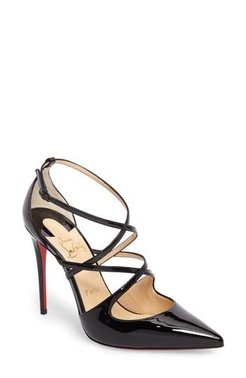 Women's Christian Louboutin Crossfliketa Pump .5us / 35.5eu - Black