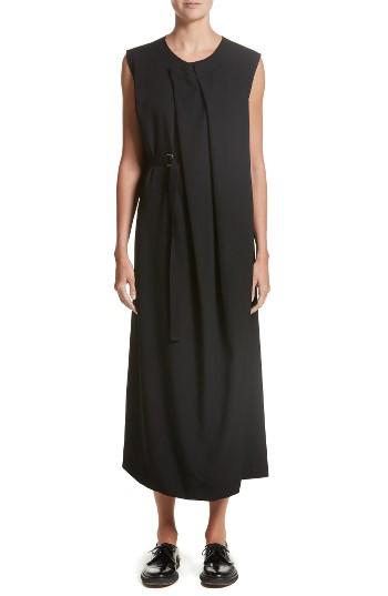 Women's Y's By Yohji Yamamoto N-f Pleats Dress - Black
