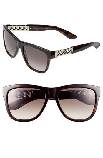 Saint Laurent Oversized Sunglasses Dark Havana