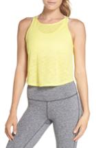 Women's Zella Crop Swing Tank, Size - Yellow