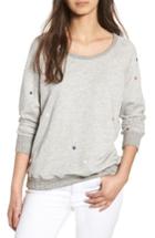 Women's Sundry Stars Sweatshirt - Grey