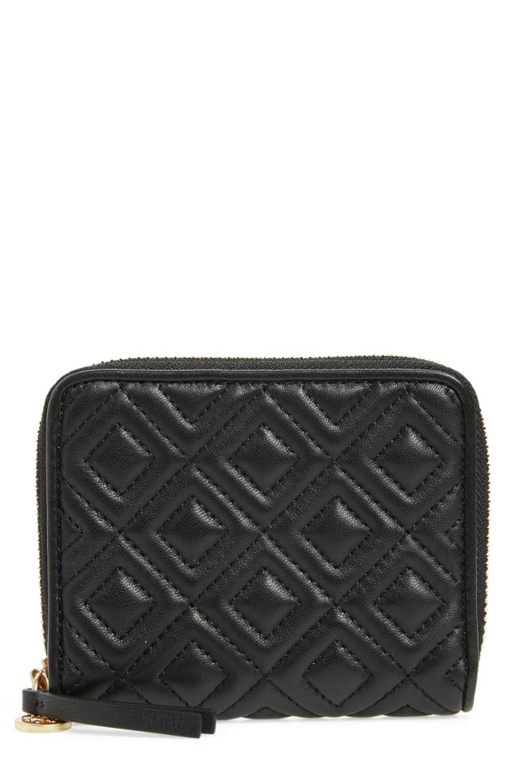 Women's Tory Burch Fleming Medium Leather Zip Around Wallet -