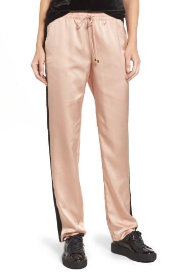 Women's Socialite Satin Track Pants