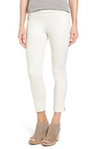 Women's Eileen Fisher Slim Stretch Cotton Crop Pants - Ivory
