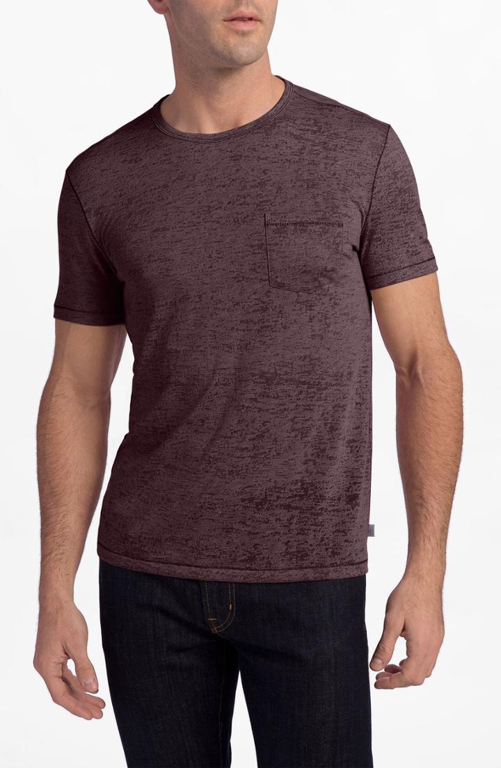 Men's John Varvatos Star Usa Burnout Trim Fit T-shirt, Size - Red