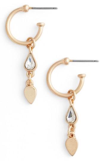 Women's Treasure & Bond Teardrop Charm Drop Earrings