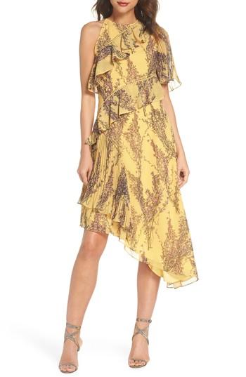 Women's Keepsake The Label Asymmetric Ruffle Dress - Yellow