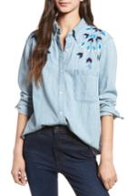 Women's Rails Brett Embroidered Chambray Shirt