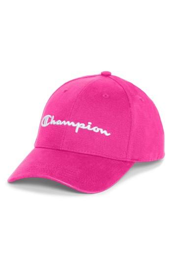 Men's Champion Classic Script Baseball Cap - Red