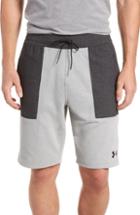 Men's Under Armour Pursuit Fleece Trim Fit Shorts, Size - Grey
