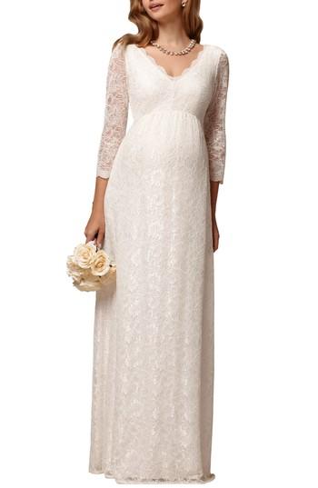 Women's Tiffany Rose Chloe Lace Maternity Gown - White