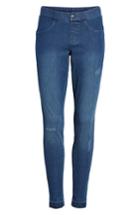 Women's Hue Release Hem Denim Leggings - Blue
