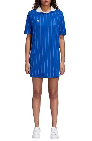 Women's Adidas Originals Fashion League Retro Dress - Blue