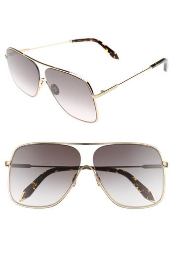 Women's Victoria Beckham Loop 61mm Navigator Sunglasses -
