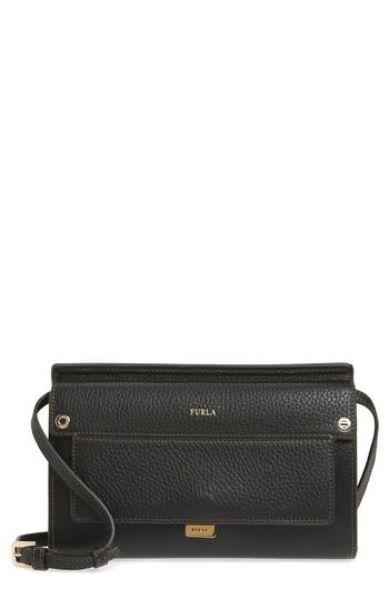 Furla Mini Like Leather Crossbody Bag - Black