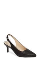 Women's Amalfi By Rangoni Parigi Slingback Pump .5 M - Black