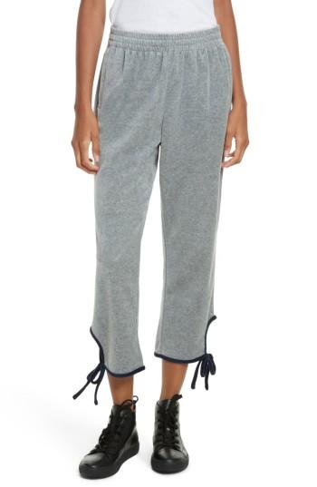 Women's Opening Ceremony Torch Tie Track Pants - Grey