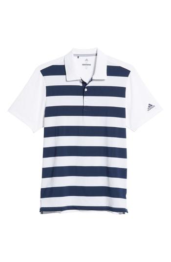 Men's Adidas Golf Ultimate Rugby Performance Polo - Blue