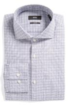 Men's Boss Jason Slim Fit Check Dress Shirt .5 - Blue