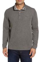 Men's Tommy Bahama Cold Springs Snap Mock Neck Sweater - Black