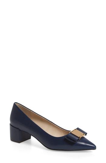 Women's Cole Haan Tali Modern Waterproof Bow Pump B - Blue