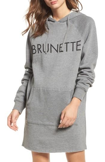 Women's Brunette The Label Brunette Sweatshirt Dress - Grey