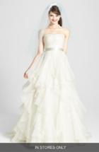 Women's Watters Brooke Washed Silk Organza Ballgown