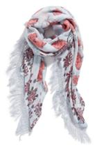 Women's Treasure & Bond Crafted Floral Fringe Scarf