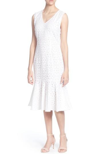 Women's Catherine Catherine Malandrino Suz Lace Sleeveless Dress - White