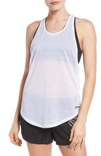 Women's Ivy Park Stripe Racerback Tank - White