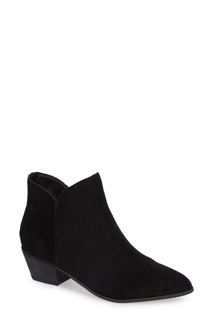 Women's Steve Madden Whiskey Bootie .5 M - Black