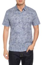 Men's Tori Richard Connex Slim Fit Camp Shirt - Blue