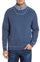 Men's Tommy Bahama Shorecrest Shawl Collar Pullover - Blue