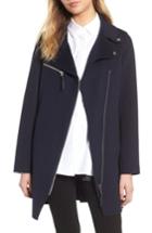 Women's Derek Lam 10 Crosby Double-face Wool Moto Style Coat
