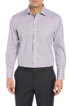 Men's English Laundry Regular Fit Plaid Dress Shirt .5 - 32/33 - Purple