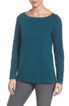 Women's Eileen Fisher Cashmere Blend Sweater, Size - Blue/green
