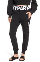 Women's Ivy Park Logo Rib Jogger Pants - Black