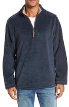 Men's True Grit Pebble Pile Quarter Zip Pullover - Blue