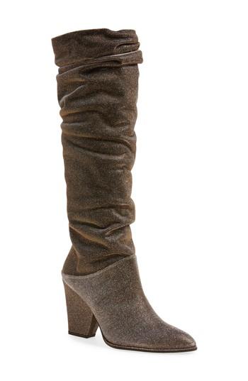 Women's Stuart Weitzman Smashing Knee High Boot .5 M - Metallic