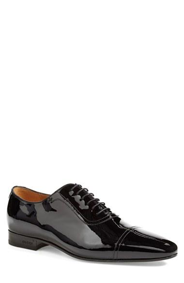 Men's Gucci 'drury' Cap Toe Derby