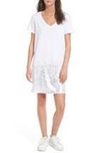 Women's Bp. Foil Detail T-shirt Dress, Size - White