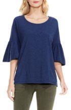 Women's Two By Vince Camuto Relaxed Bell Sleeve Cotton Tee - Blue