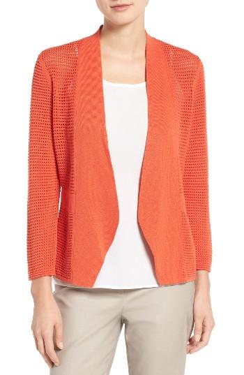Women's Nic+zoe Lace Linen Blend Cardigan