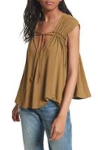 Women's Free People Back In Town Top - Green