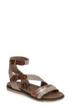 Women's Otbt March On Flat Sandal M - Metallic